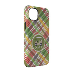 Golfer's Plaid iPhone Case - Rubber Lined - iPhone 14 (Personalized)