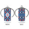 Knitted Argyle & Skulls 12 oz Stainless Steel Sippy Cups - APPROVAL