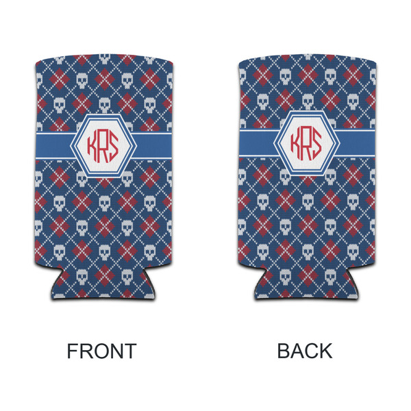 Knitted Argyle & Skulls 12oz Tall Can Sleeve - APPROVAL