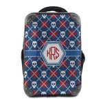 Knitted Argyle & Skulls 15" Hard Shell Backpack (Personalized)