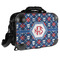 Knitted Argyle & Skulls 15" Hard Shell Briefcase - FRONT