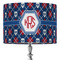 Knitted Argyle & Skulls 16" Drum Lamp Shade - Fabric (Personalized)