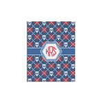 Knitted Argyle & Skulls Posters - Matte - 16x20 (Personalized)