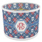 Knitted Argyle & Skulls 8" Drum Lampshade - ANGLE Poly-Film