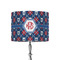 Knitted Argyle & Skulls 8" Drum Lamp Shade - Fabric (Personalized)