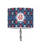 Knitted Argyle & Skulls 8" Drum Lamp Shade - Poly-film (Personalized)