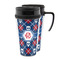 Knitted Argyle & Skulls Acrylic Travel Mug (Personalized)