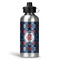Knitted Argyle & Skulls Aluminum Water Bottle