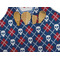 Knitted Argyle & Skulls Apron - Pocket Detail with Props