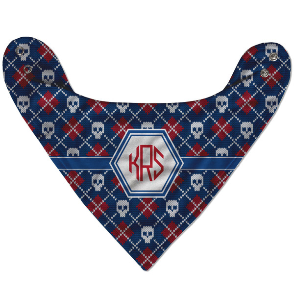 Knitted Argyle & Skulls Bandana Flat Approval