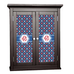 Knitted Argyle & Skulls Cabinet Decal - Small (Personalized)