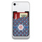 Knitted Argyle & Skulls 2-in-1 Cell Phone Credit Card Holder & Screen Cleaner (Personalized)