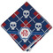 Knitted Argyle & Skulls Cloth Napkins - Personalized Dinner (Folded Four Corners)