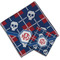 Knitted Argyle & Skulls Cloth Napkins - Personalized Lunch & Dinner (PARENT MAIN)