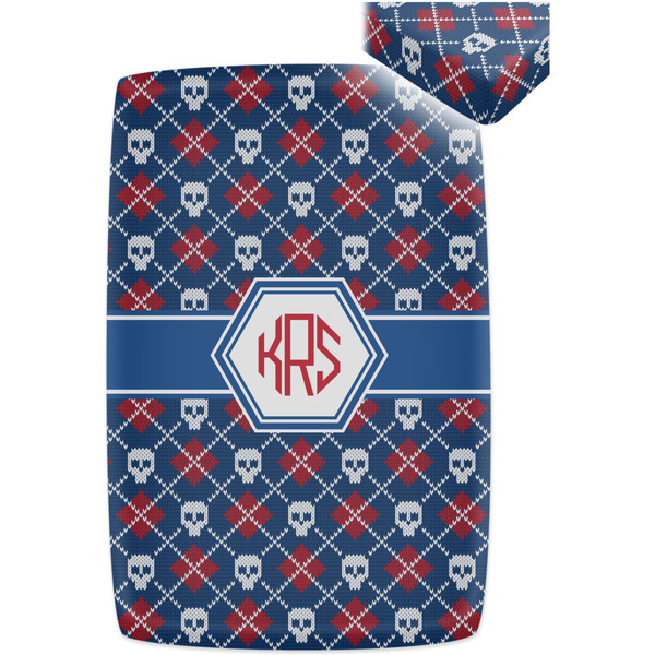 Knitted Argyle & Skulls Crib Fitted Sheet - Apvl