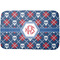 Knitted Argyle & Skulls Dish Drying Mat w/ Monogram