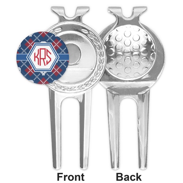 Knitted Argyle & Skulls Divot Tool - Second