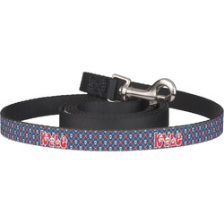 Knitted Argyle & Skulls Dog Leash (Personalized)