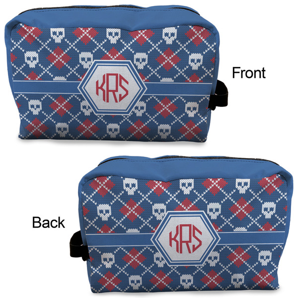 Knitted Argyle & Skulls Dopp Kit - Approval
