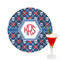 Knitted Argyle & Skulls Drink Topper - Medium - Single with Drink