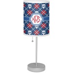 Knitted Argyle & Skulls 7" Drum Lamp with Shade (Personalized)