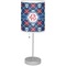 Knitted Argyle & Skulls Lamp with Drum Shade (Personalized)
