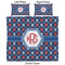 Knitted Argyle & Skulls Duvet Cover Set - King - Approval