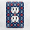 Knitted Argyle & Skulls Electric Outlet Plate - LIFESTYLE