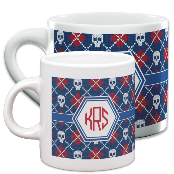 Knitted Argyle & Skulls Espresso Mugs - Main Parent