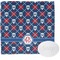 Knitted Argyle & Skulls Wash Cloth with soap