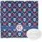 Knitted Argyle & Skulls Washcloth (Personalized)