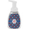 Knitted Argyle & Skulls Foam Soap Bottle - White (Personalized)