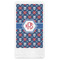 Knitted Argyle & Skulls Guest Towels - Full Color (Personalized)
