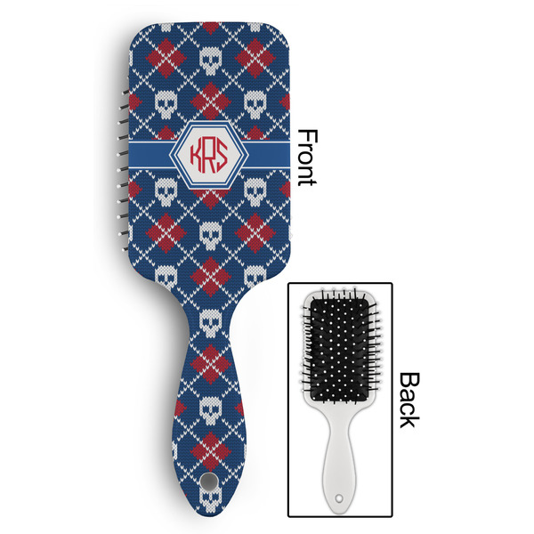 Knitted Argyle & Skulls Hair Brush - Approval