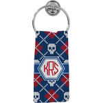 Knitted Argyle & Skulls Hand Towel - Full Print (Personalized)