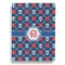 Knitted Argyle & Skulls House Flags - Double Sided - BACK
