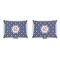 Knitted Argyle & Skulls  Indoor Rectangular Burlap Pillow (Front and Back)