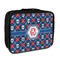 Knitted Argyle & Skulls Insulated Lunch Bag (Personalized)