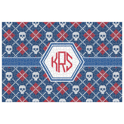 Knitted Argyle & Skulls Jigsaw Puzzle - 1000-piece (Personalized)