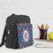 Knitted Argyle & Skulls Kid's Backpack - Lifestyle