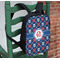 Knitted Argyle & Skulls Kids Backpack - In Context