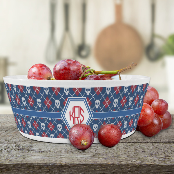 Knitted Argyle & Skulls Kids Bowls - LIFESTYLE