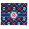 Knitted Argyle & Skulls Kitchen Towel - Poly Cotton w/ Monograms