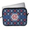Knitted Argyle & Skulls Laptop Sleeve / Case - 13" (Personalized)