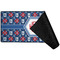 Knitted Argyle & Skulls Large Gaming Mats - FRONT W/ FOLD