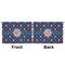 Knitted Argyle & Skulls Large Zipper Pouch Approval (Front and Back)