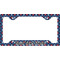 Knitted Argyle & Skulls License Plate Frame - Style C (Personalized)