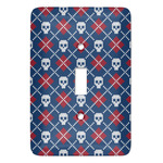 Knitted Argyle & Skulls Light Switch Covers (Personalized)