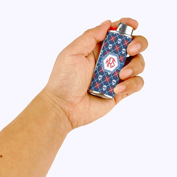 Knitted Argyle & Skulls Lighter Case - LIFESTYLE