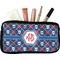 Knitted Argyle & Skulls Makeup / Cosmetic Bag - Small (Personalized)